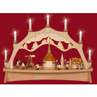 Lichterbogen mit Seiffener Kirche