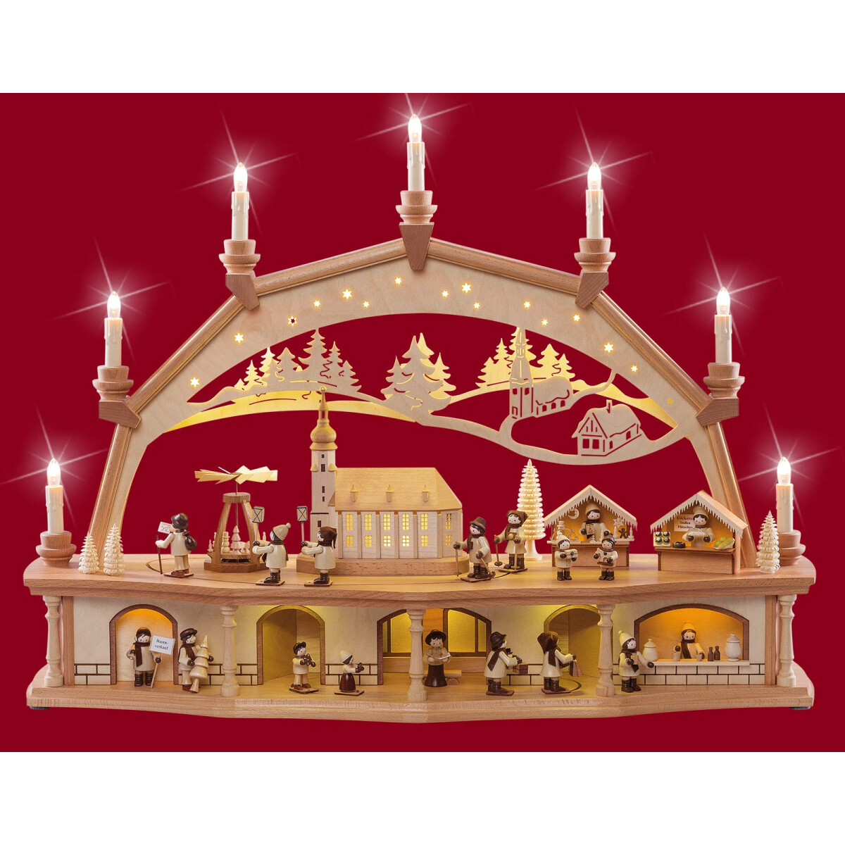 Lichterbogen Altstadt mit Arcaden