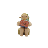 Kalenderfigur 2020, Engel mit Märchenbuch
