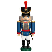 Nussknacker, Husar blau, 25 cm