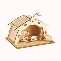Miniatur Krippenstall