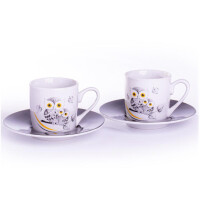 Porzellan Espressotassen Minieule, 2er Set