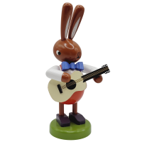 Hase mit Gitarre, 16 cm