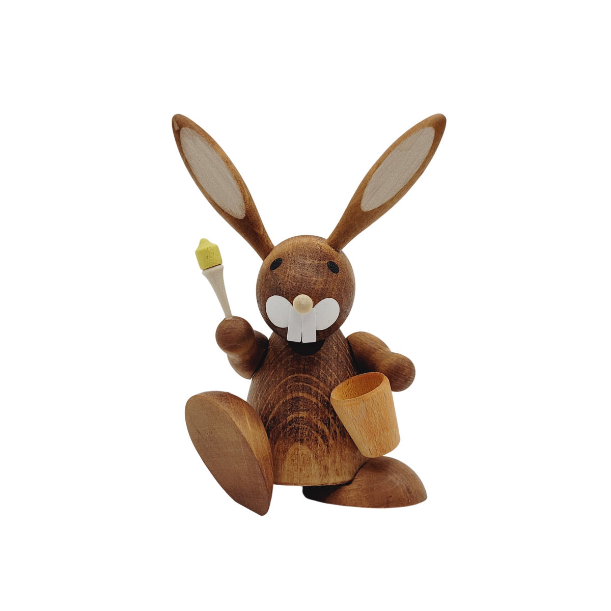 Hase mit Eimer/Pinsel, natur