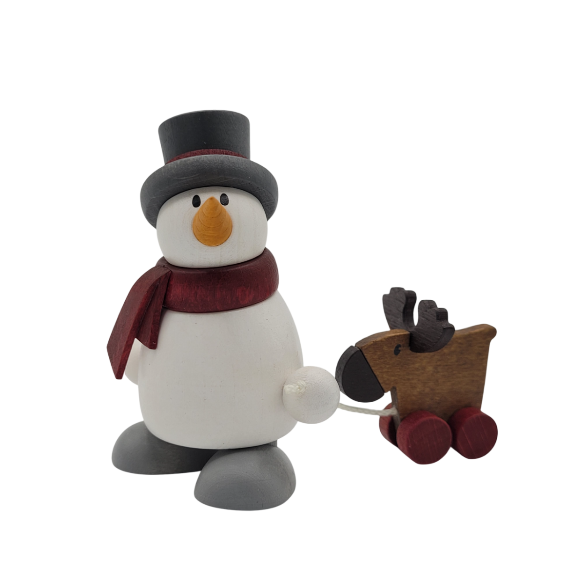 Schneemann Otto mit Elch