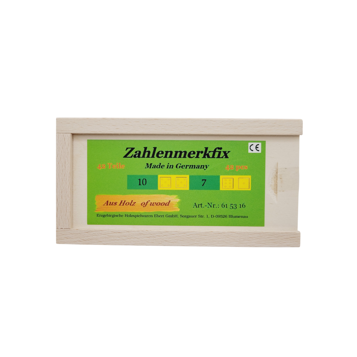 Zahlenmerkfix, 42 Teile