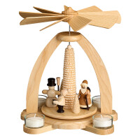 Teelichtpyramide Weihnacht, Ringelbaum