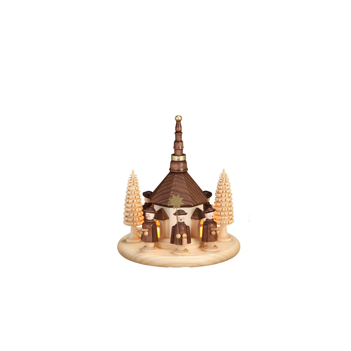 Motivplatte Seiffener Kirche LED