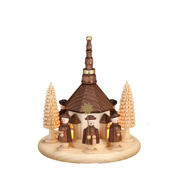 Motivplatte Seiffener Kirche LED