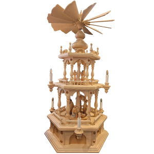 Pyramide, 2-stöckig, Bestückung: Christl. Figuren