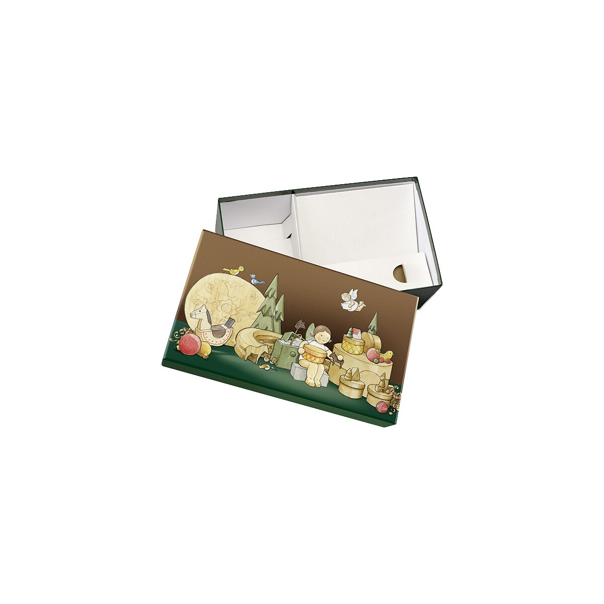Geschenkbox "Engel im Spielzeugdorf"
