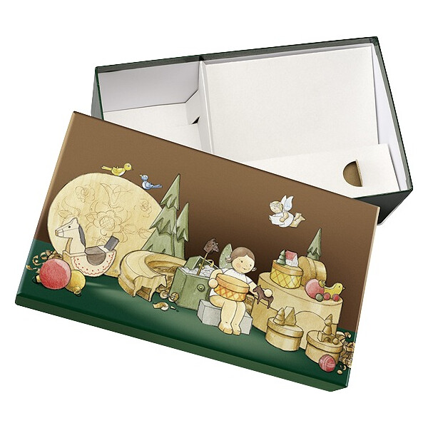 Geschenkbox "Engel im Spielzeugdorf"