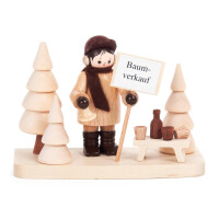 Weihnachtsbaumverkauf auf Brett