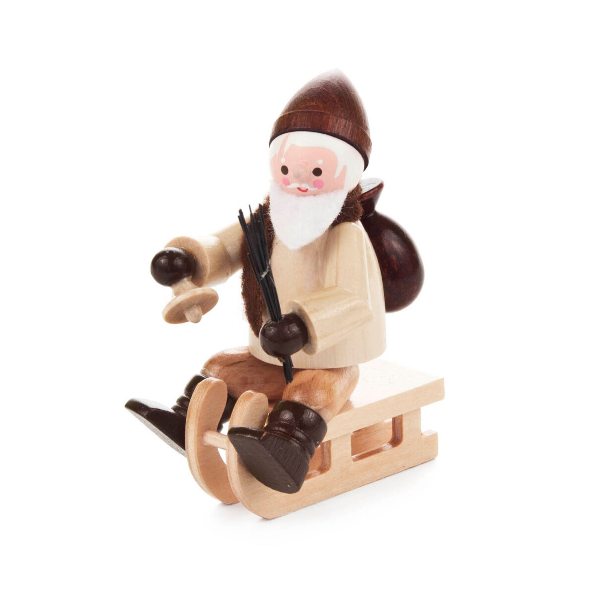 Rodelnder Nikolaus