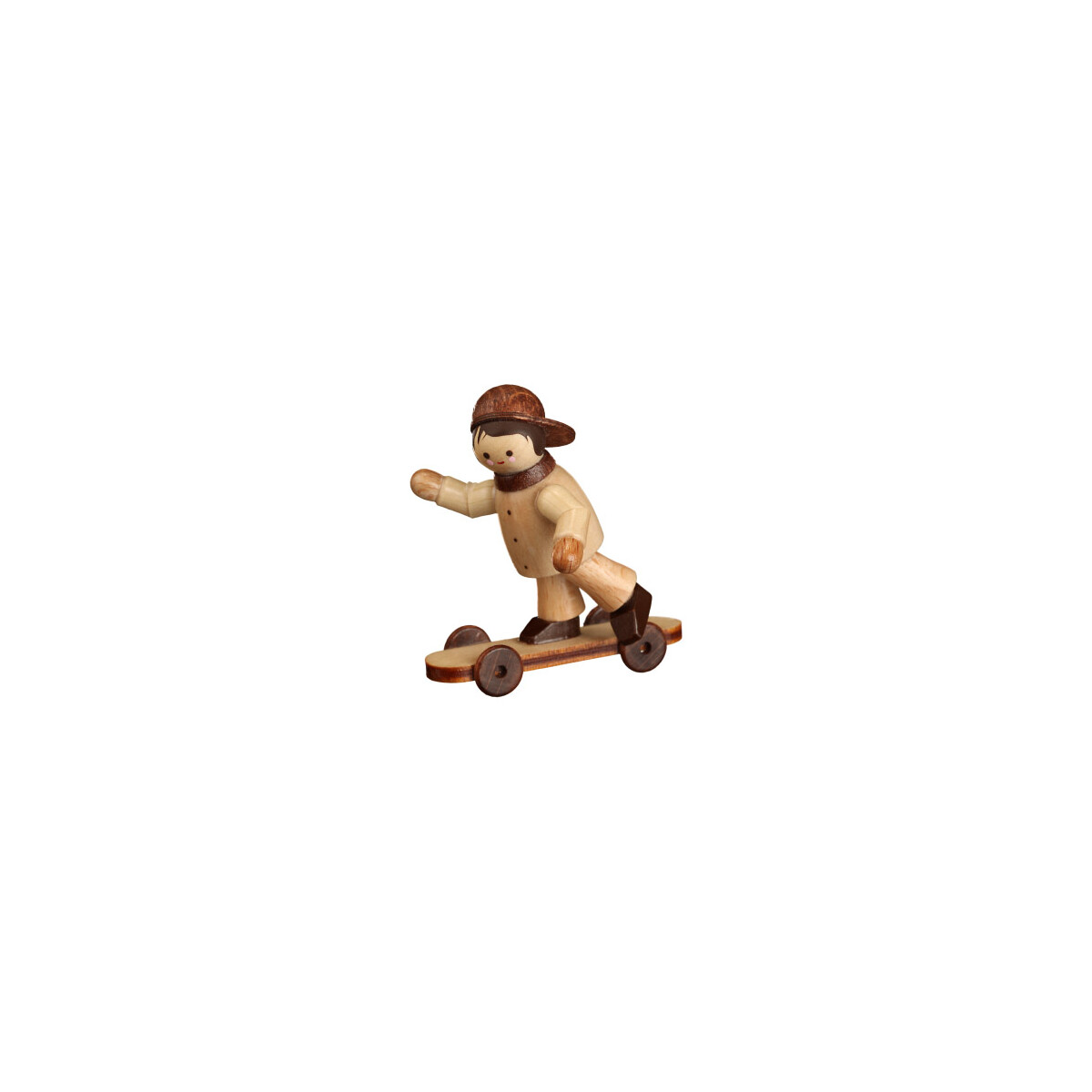 Felix mit Skateboard, mini