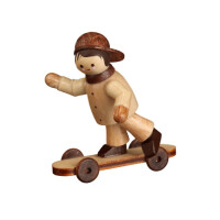 Felix mit Skateboard, mini