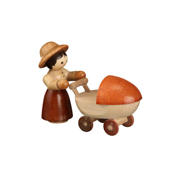 Sindy mit Kinderwagen, mini