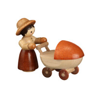 Sindy mit Kinderwagen, mini