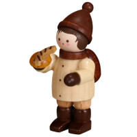 Junge mit Bratwurst, mini