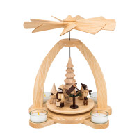 Teelichtpyramide Vogelfütterung