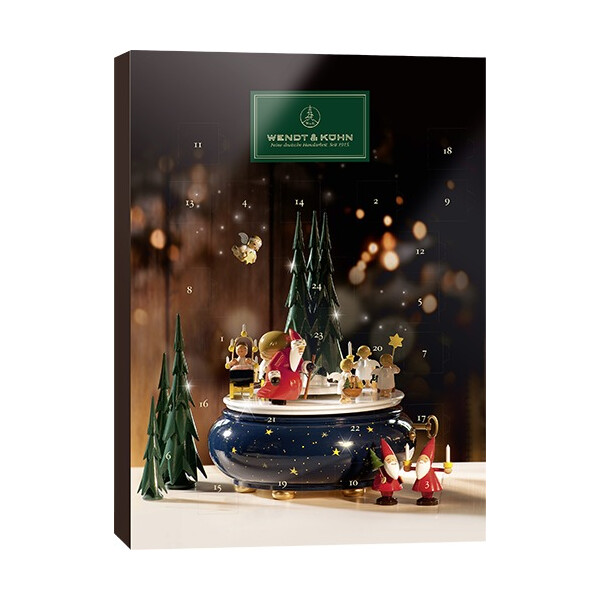 Adventskalender 2025, mit Figur