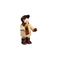 Vater mit Bratwurst