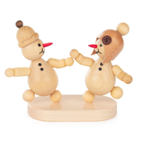 Schneemann Geschwister "Tanzend"