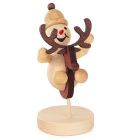 Schneemann Junior "auf Schaukeltier"