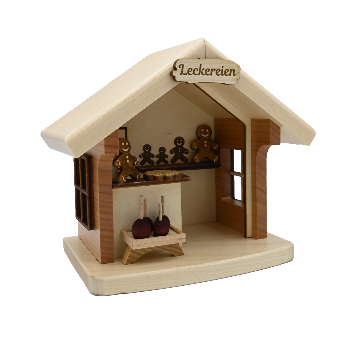 Weihnachtshütte "Leckereien", beleuchtet
