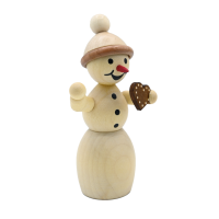 Schneefrau "mit Lebkuchenherz"