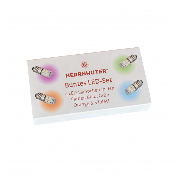 LED-Set bunt (violett/orange/grün/blau)
