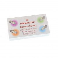 LED-Set bunt (violett/orange/grün/blau)