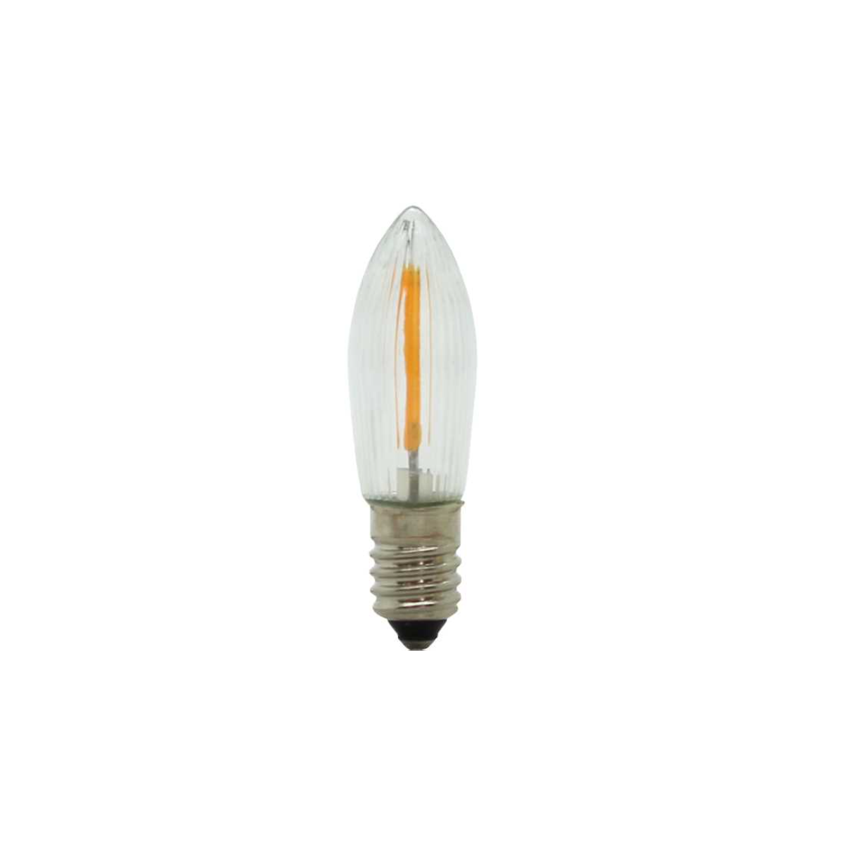 Filament LED Topkerze geriffelt, 23V 0,2W