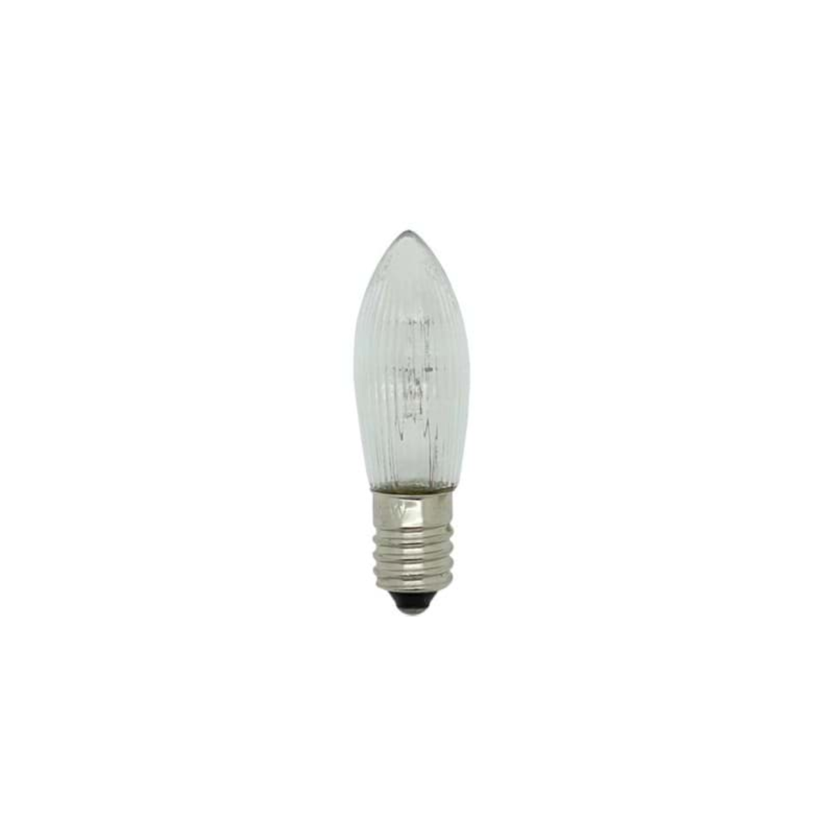 Topkerze geriffelt, 12V 3W E10