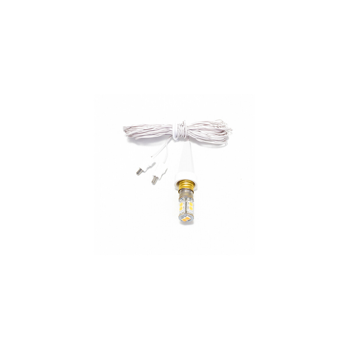 Beleuchtung E10 LED, für A1e/b u Kappe weiß