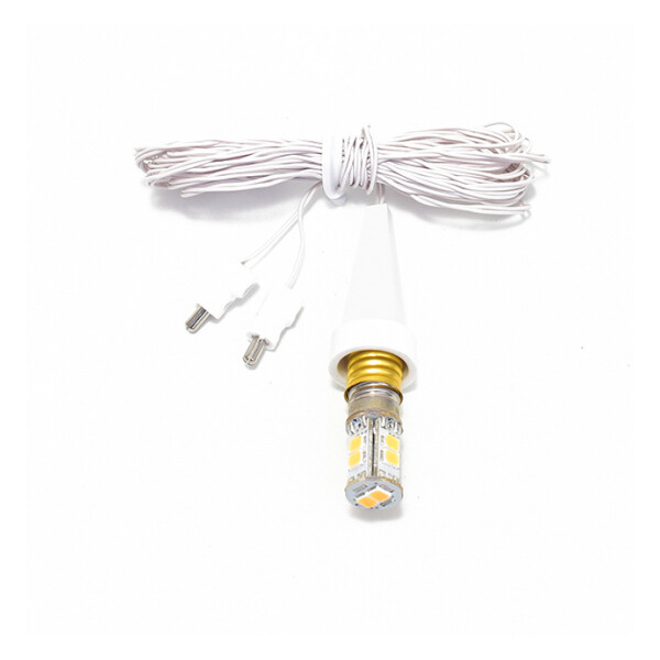 Beleuchtung E10 LED, für A1e/b u Kappe weiß