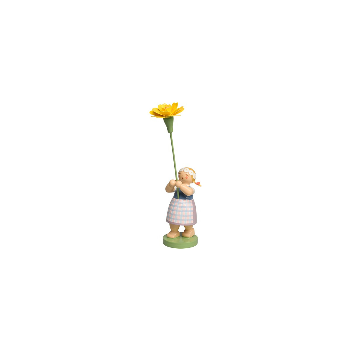 Mädchen mit Studentenblume