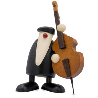 Herr Schmidt am Kontrabass