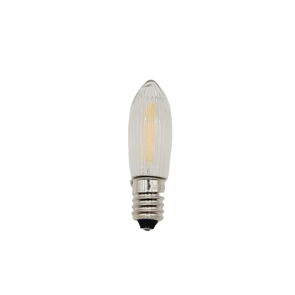 LED-Topkerze geriffelt, 8-55V 0,2W