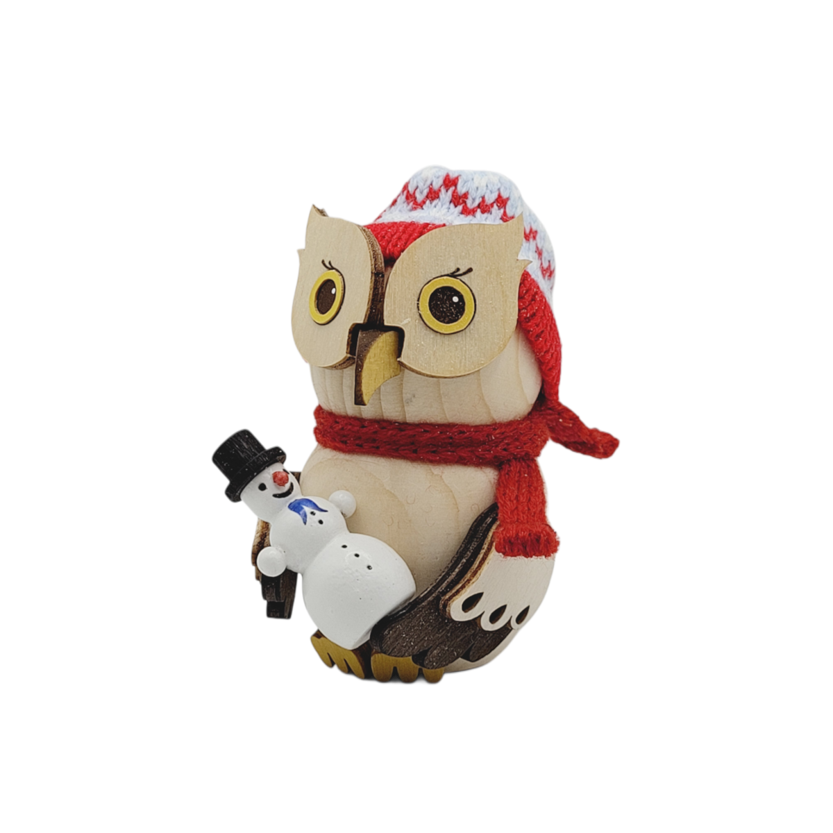 MINI Eule mit Schneemann