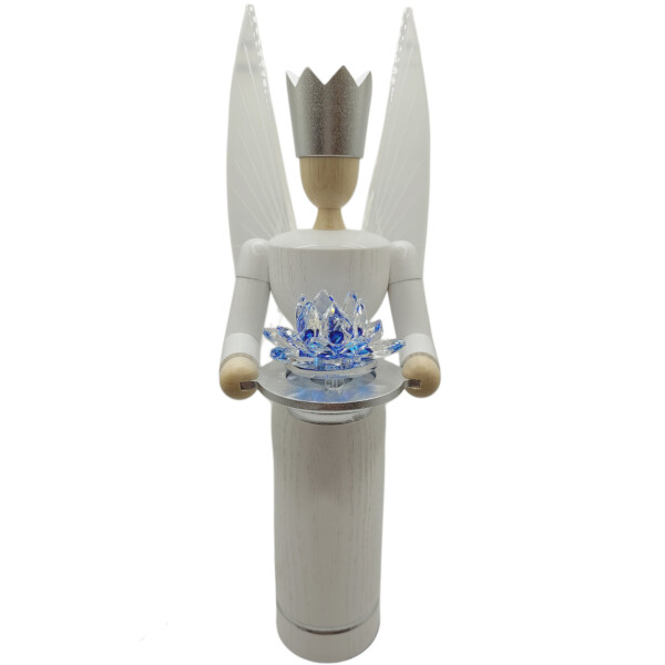 Lichterengel LED, beleuchtet, 36 cm, inkl. Kristall