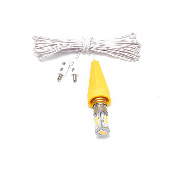 Beleuchtung E10 LED; für A1e/b u Kappe gelb