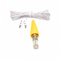 Beleuchtung E10 LED; für A1e/b u Kappe gelb
