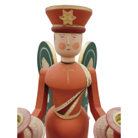 Engel mit grünen Flügel, nach historischem Vorbild