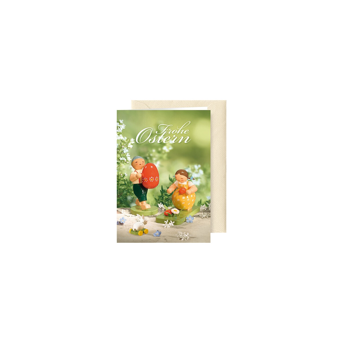 Grußkarte "Frohe Ostern", mit Briefumschlag