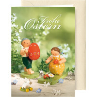 Grußkarte "Frohe Ostern", mit Briefumschlag