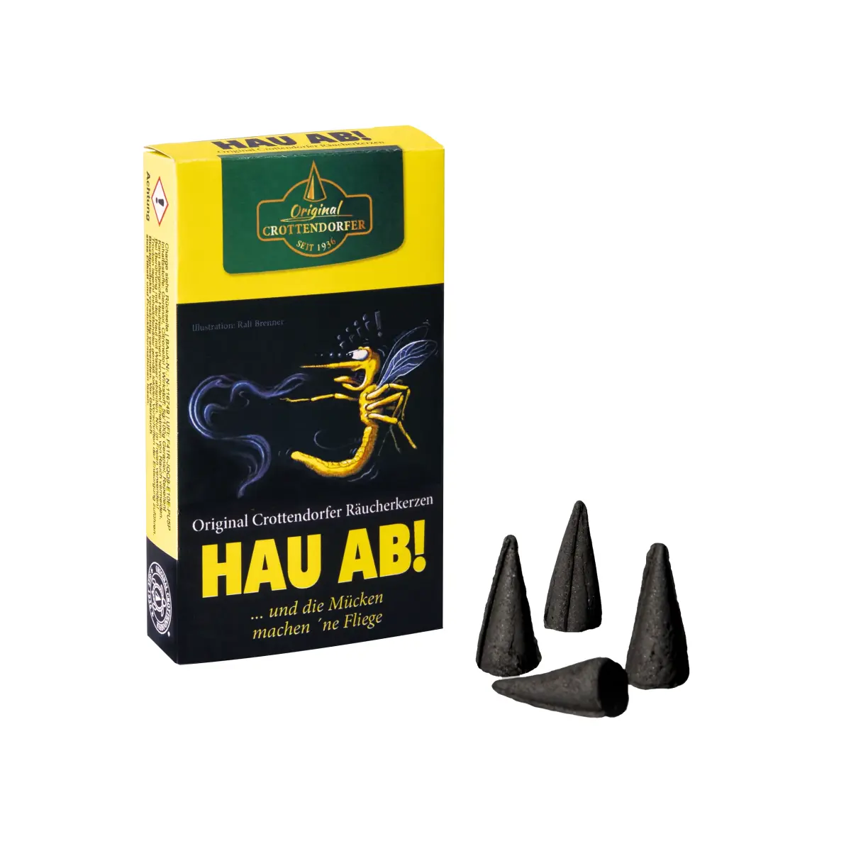 Räucherkerzen "HAU AB!"