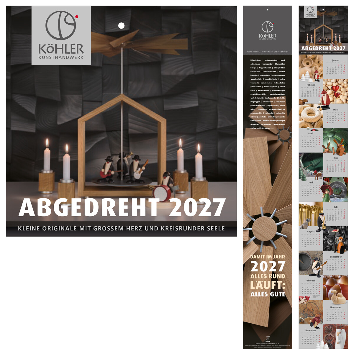 Faltkalender "Abgedreht 2027"